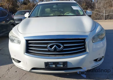 2013 Infiniti Jx35 z USA, uszkodzony, nr VIN 5N1AL0MM8DC324032